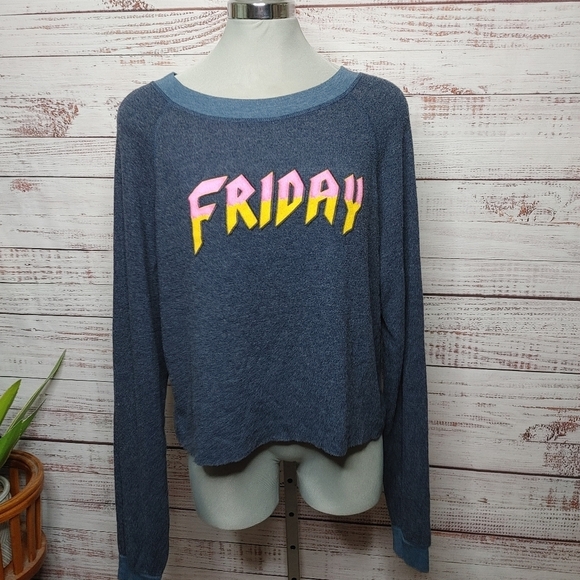 WILDFOX Friday Graphic Top Size S - Picture 2 of 13